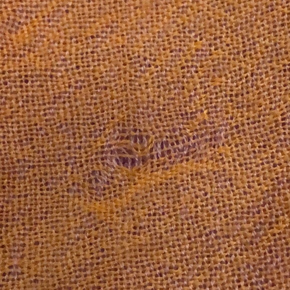 💜Nordstrom’s Color block pastel fringed lightweight cashmere wrap - Picture 6 of 7